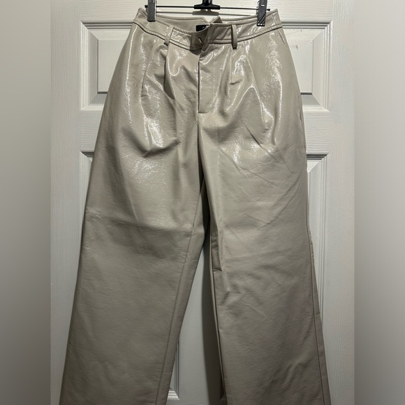 7 For All Mankind Faux Leather Trousers & Vest - Picture 8 of 13